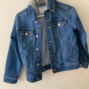 Old navy Big boys hooded denim jacket